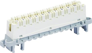 China Hohes Kronen-Modul des Band-Streifen-CAT5E 10 Paar-Verteiler-Rückseite/Profil-Berg YH6468506100 distributeur