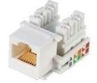 Hauptsteckfassung IDC des netzes Cat6 RJ45 Trapezfehlercer 8P8C goldene modulare Steckfassung YH7011 Pin