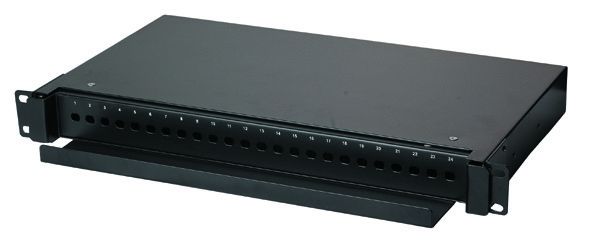 High-End-Fiber-Patch-Panel 24 Port, LC / Duplex SC Glasfaser Endbox YH1005