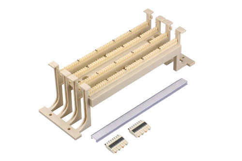 Telefonkabeln Basis 100 Paar 110 Endblock Patch Panel für Netzwerkkommunikation YH7036