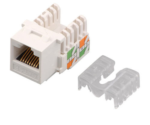 Hauptsteckfassung IDC des netzes Cat6 RJ45 Trapezfehlercer 8P8C goldene modulare Steckfassung YH7003 Pin