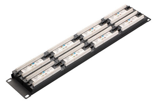 Professionelle Patch Panel Patch Cord Kaltgewalzte Stahlplatte / Legierungsmaterial YH4016