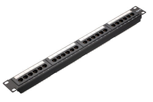 Bearing Rail Domestic Patch Panel / 24 Port Rj45 Patch Panel Glattes und flexibles Ziehen YH4007