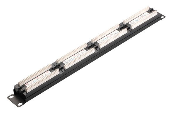 Hafen mit hoher Dichte CAT5E Cat6 der Netz-Schalttafel-24 mit Art 4 der Farbe YH4011
