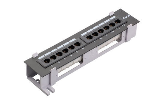 Regenfest Patch Panel Patch Cord Weiß und Schwarz Farbe Flexible Größe YH4019