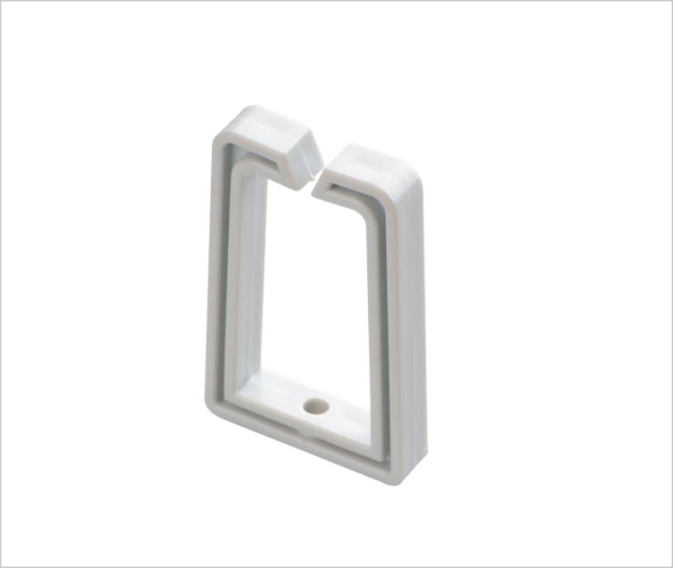 Grauer Netz-Kabel-Management-Metallkabel-Ring-Kabel-Organisator für Telekommunikation YH-5037-5041