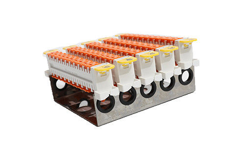 50 Verbindungs-Modul3m-Schnellkupplungs-System Cat5 QCS YH2810 des Paar-Block-2810 IDC
