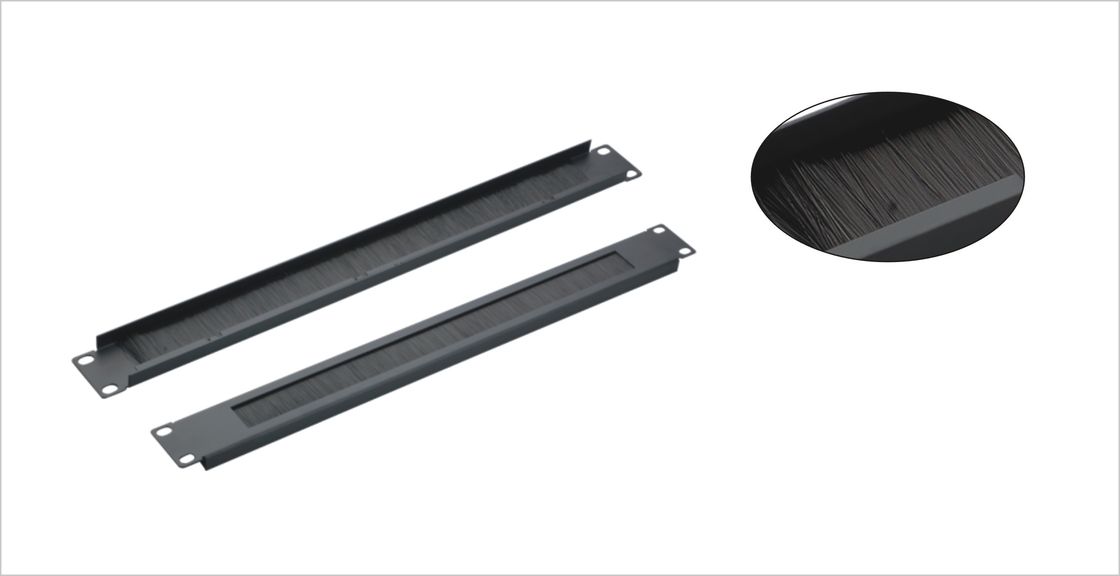 Soem-ODM 1u Material des Netz-Kabel-Management-SPCC mit Bürste, kein Metallring YH4046