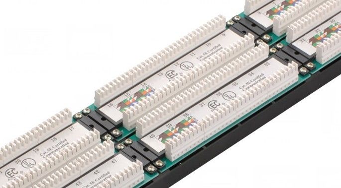 UTPs 48 Art Cat5e-Schalttafeln der Hafen-Schalttafel-2U Ampere für Rechenzentrum YH4015
