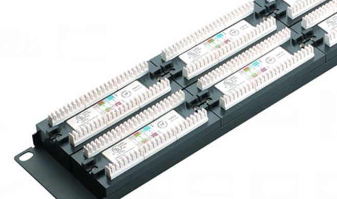 Cat6 UTP Ethernet-Schalttafeln der Netz-Schalttafel-48port 2U Ampere 0,4 - 0.7mm Leiter YH4016