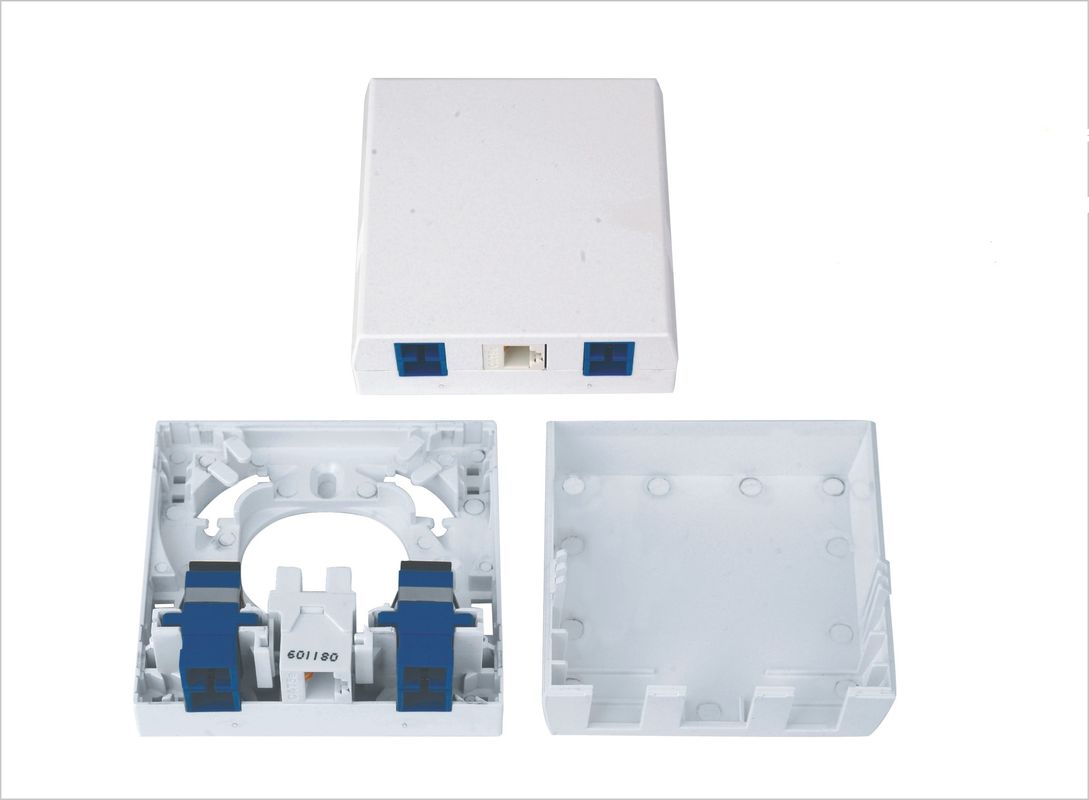 Faser-packen Optikbeendigungs-Wandsteckdose-Einfamilien- Einheit für RJ45- und Sc-86Type Montage YH1043 ein